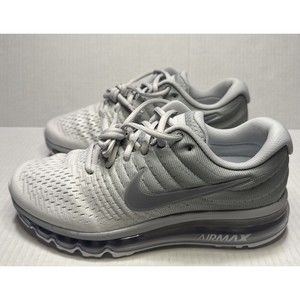 Nike Air Max 2017 849559-009 Men's White/Pure Platinum Running Shoes Size 7 NWOB